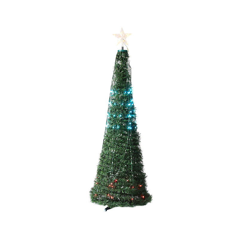 Árbol de Navidad preiluminado