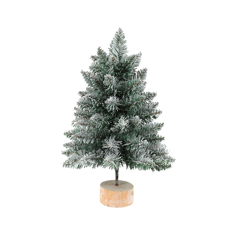 Árbol de Navidad de abeto en mesa